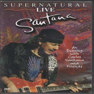 SANTANA - Supernatural Live - 2000 Concert DVD With Carlos Santana And Friends